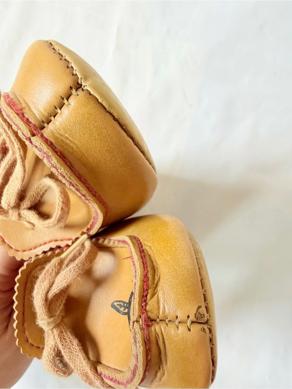 Vintage 1960's toddler moccasins slippers booties 5